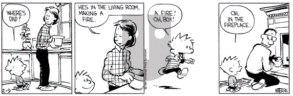 Calvin and Hobbes on Monday February 9, 1987 Comic Strip