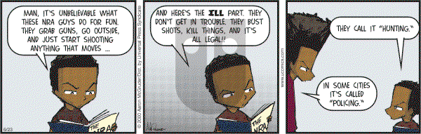 The Boondocks on Friday June 23, 2006 Comic Strip