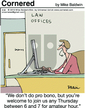 Cornered on Monday February 8, 2010 Comic Strip