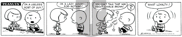 Peanuts on Friday January 5, 1951 Comic Strip