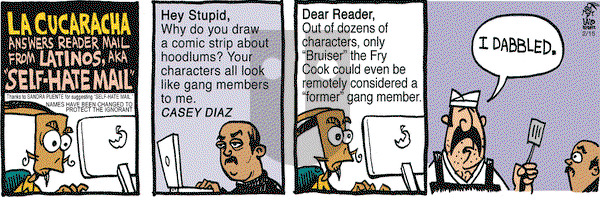 La Cucaracha on Monday February 15, 2010 Comic Strip