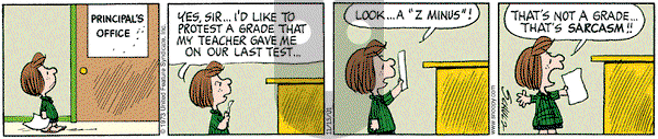 Peanuts on Thursday November 15, 2001 Comic Strip