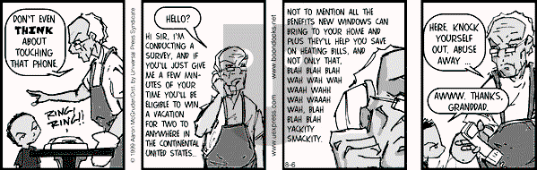 The Boondocks on Friday March 9, 2007 Comic Strip