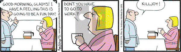 The Born Loser on Monday December 7, 2020 Comic Strip