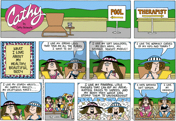 Cathy Classics - Sunday May 25, 2003 Comic Strip