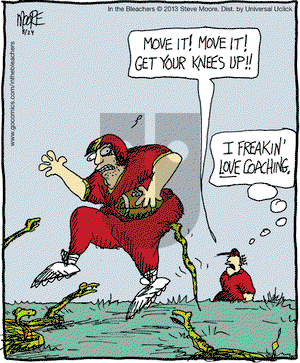 In the Bleachers on Saturday August 24, 2013 Comic Strip
