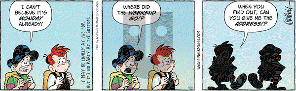 Ginger Meggs - Monday September 25, 2023 Comic Strip
