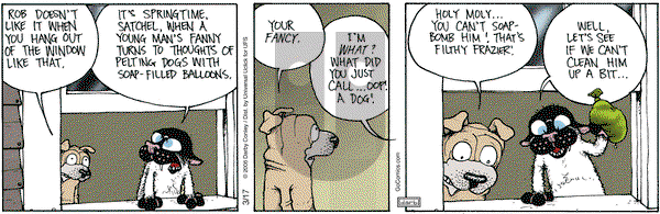 Get Fuzzy on Monday March 17, 2014 Comic Strip