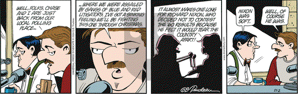 Doonesbury on Tuesday November 2, 2004 Comic Strip