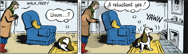 Fred Basset on Saturday February 3, 2018 Comic Strip