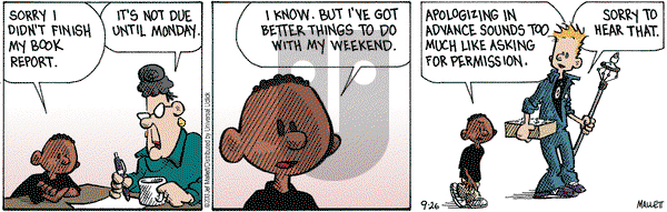 Frazz on Thursday September 26, 2013 Comic Strip