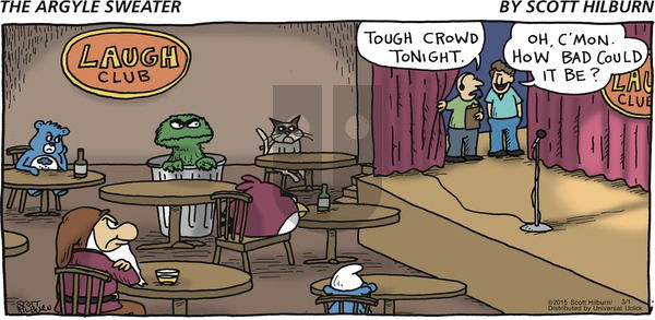 The Argyle Sweater - Sunday March 1, 2015 Comic Strip