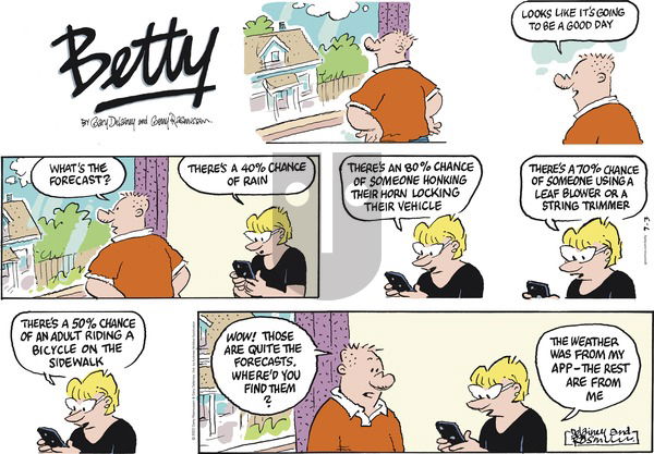 Betty - Sunday July 3, 2022 Comic Strip