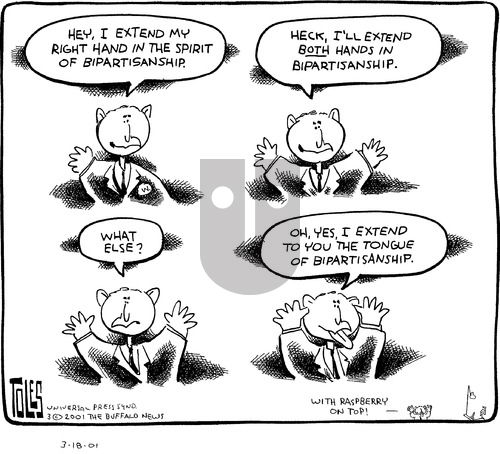 Tom Toles on Sunday March 18, 2001 Comic Strip