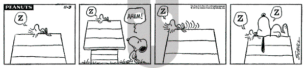 Peanuts on Saturday November 3, 1973 Comic Strip