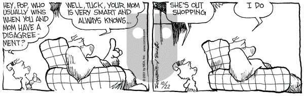 The Grizzwells on Monday October 22, 2001 Comic Strip