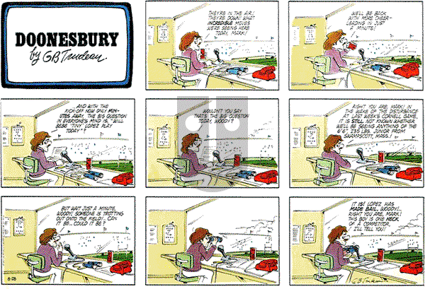 Doonesbury on Sunday August 28, 1977 Comic Strip