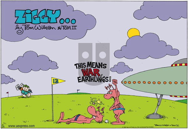 Ziggy on Sunday November 29, 1998 Comic Strip