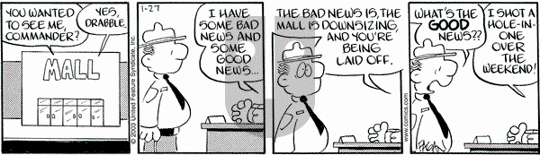 Drabble on Wednesday October 1, 2003 Comic Strip