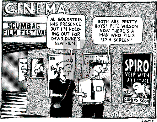 Ted Rall on Wednesday February 26, 1997 Comic Strip