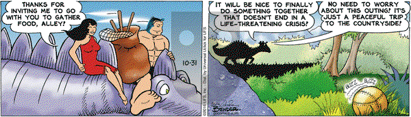 Alley Oop on Monday October 31, 2016 Comic Strip