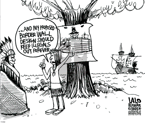 Lalo Alcaraz on Tuesday November 22, 2005 Comic Strip