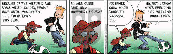 Frazz on Saturday April 16, 2016 Comic Strip
