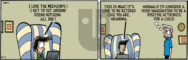 Grand Avenue on Saturday October 1, 2016 Comic Strip