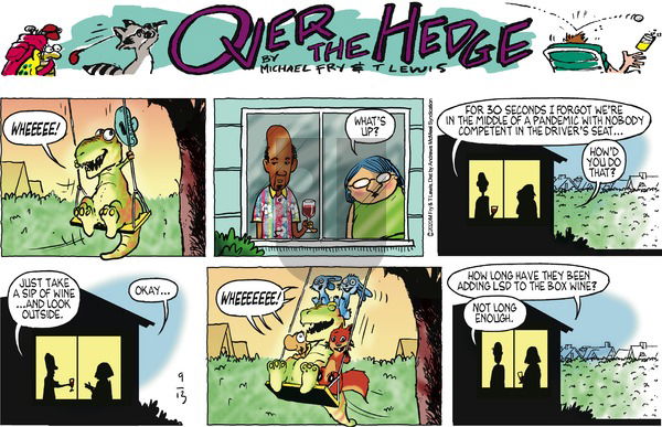 Over the Hedge on Sunday September 13, 2020 Comic Strip