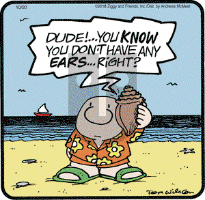 Ziggy on Saturday October 20, 2018 Comic Strip