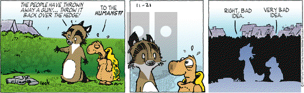 Over the Hedge on Tuesday November 21, 2017 Comic Strip