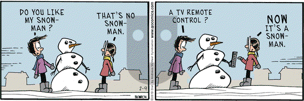 Grand Avenue on Saturday February 9, 2019 Comic Strip