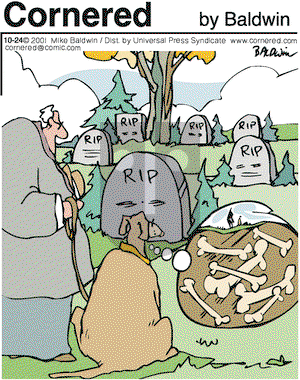 Cornered on Wednesday October 24, 2001 Comic Strip