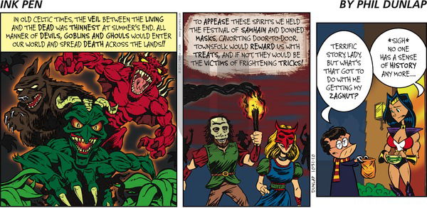 Ink Pen on Sunday October 31, 2010 Comic Strip