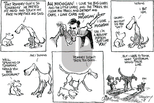 Pat Oliphant on Wednesday February 22, 2012 Comic Strip
