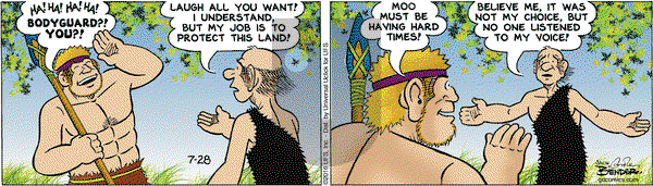 Alley Oop on Thursday July 28, 2016 Comic Strip