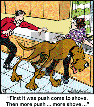 Marmaduke on Wednesday March 8, 2017 Comic Strip