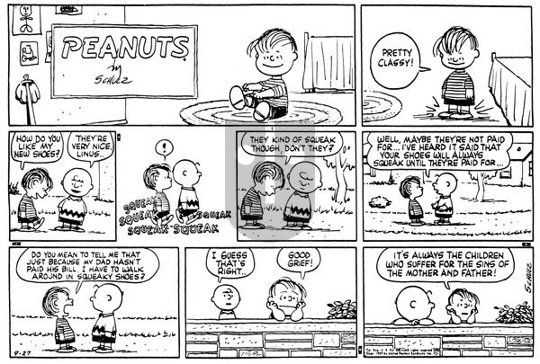Peanuts on Thursday May 16, 1974 Comic Strip