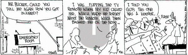 The Buckets on Friday May 31, 1996 Comic Strip