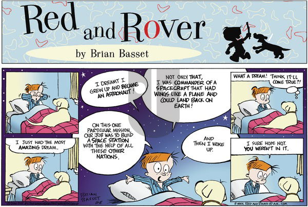 Red and Rover on Sunday November 5, 2000 Comic Strip