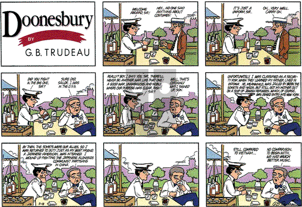 Doonesbury on Sunday May 18, 1986 Comic Strip