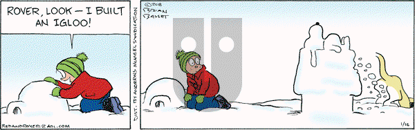 Red and Rover on Tuesday January 16, 2018 Comic Strip