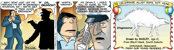 Alley Oop on Thursday March 26, 2009 Comic Strip