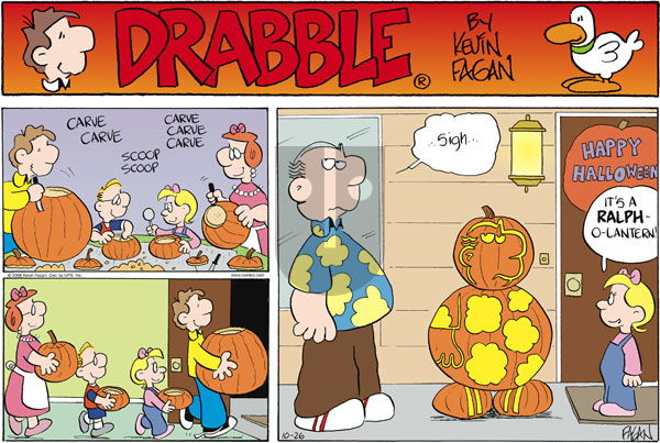 Drabble on Sunday October 26, 2008 Comic Strip