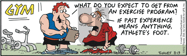 Frank and Ernest on Monday August 13, 2012 Comic Strip