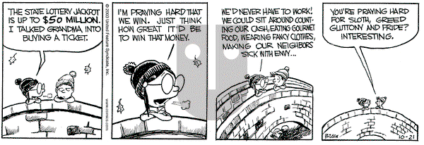 Grand Avenue on Tuesday October 21, 2003 Comic Strip