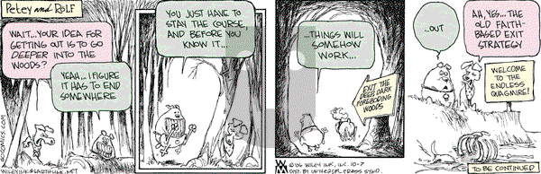 Non Sequitur on Saturday October 7, 2006 Comic Strip