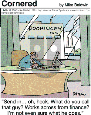 Cornered - Tuesday September 19, 2006 Comic Strip