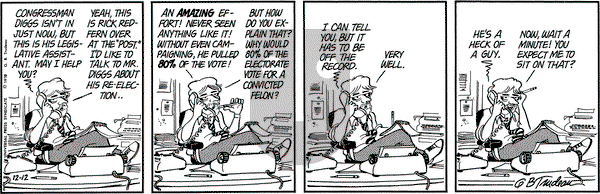 Doonesbury on Tuesday December 12, 1978 Comic Strip