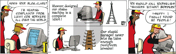 Lucky Cow on Tuesday March 22, 2005 Comic Strip